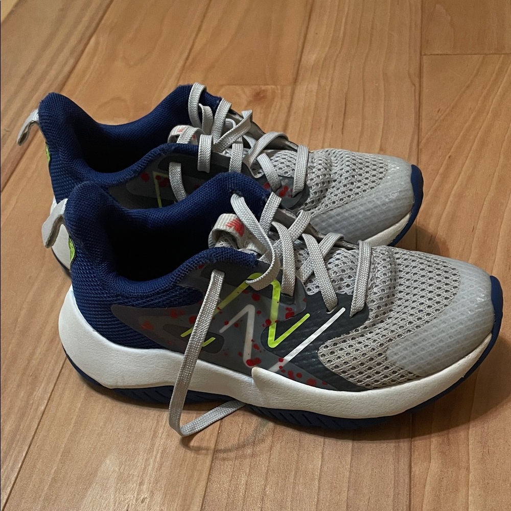 New Balance Kids' Sneakers in Gray and Navy